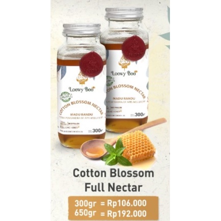 

Cotton Blossom Full Nectar Honey
