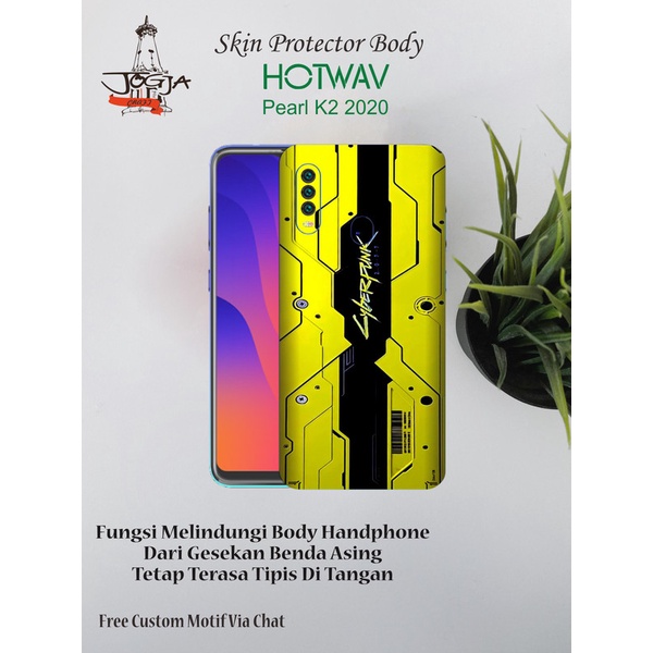 Garskin HP Hotwav Pearl K2 2020 Motif cyber - Free Custom Motif Via Chat