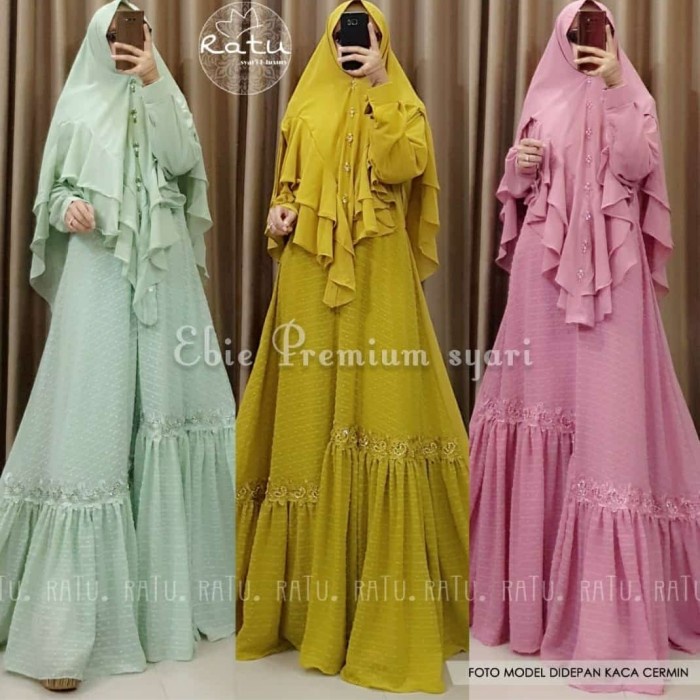 PREMIUM EBIE PREMIUM SYAR'I ORI RATU SET KHIMAR