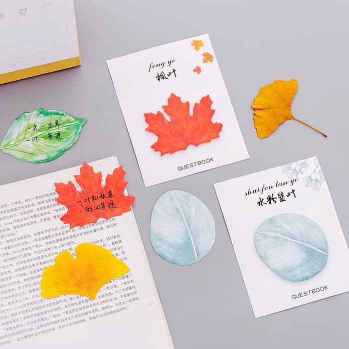 

Stick Note Edisi Daun Cantik
