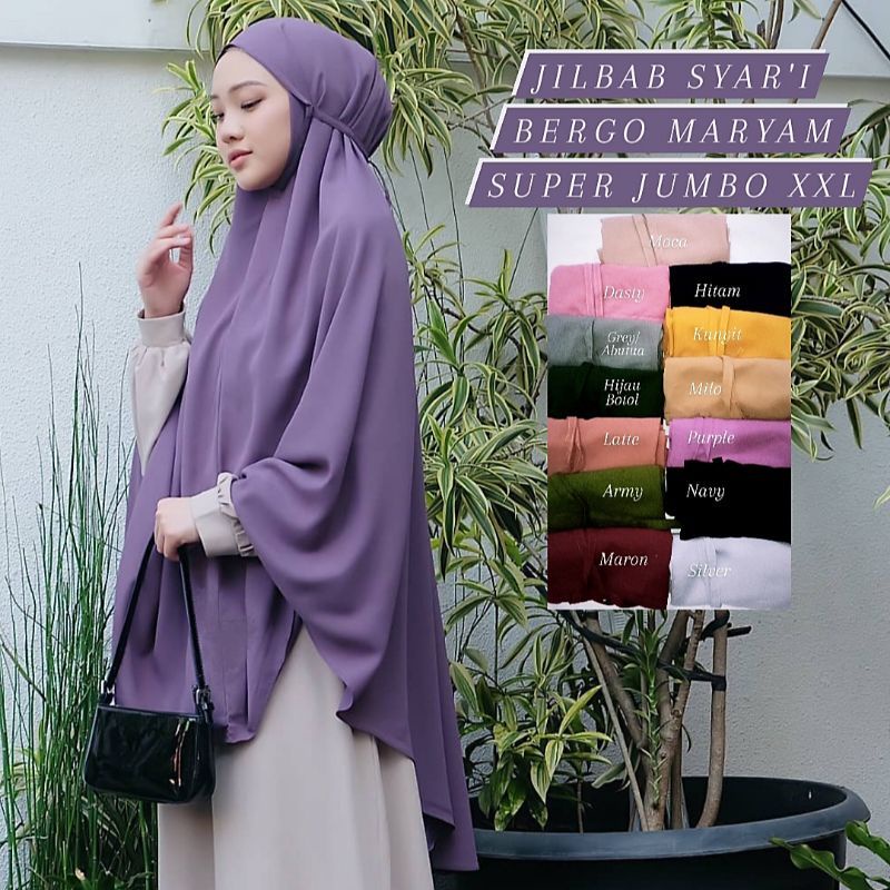 BERGO MARYAM SUPER JUMBO TALI DIAMOND XXL [110×120 ]