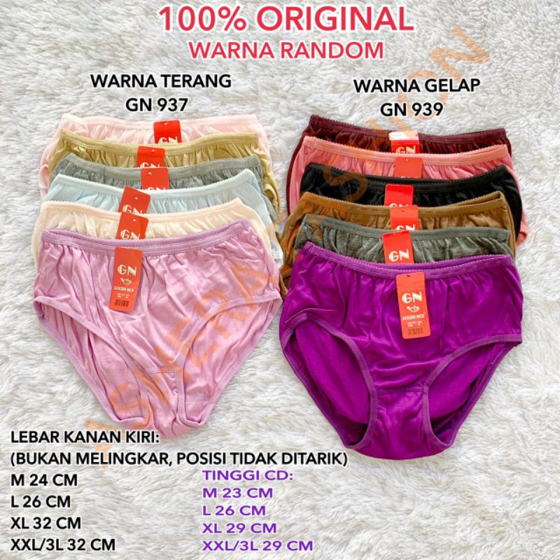 CD CEWEK GOLDEN NICK 937 CERAH TERANG 939 GELAP MURAH HEMAT GROSIR UNDERWEAR CELANA DALAM CELDAM