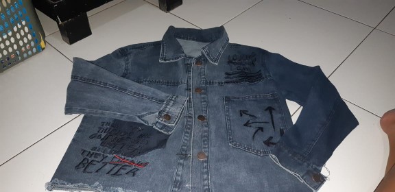 Jaket Jeans Crop Wanita -jaket Jeans-jaket Rawis