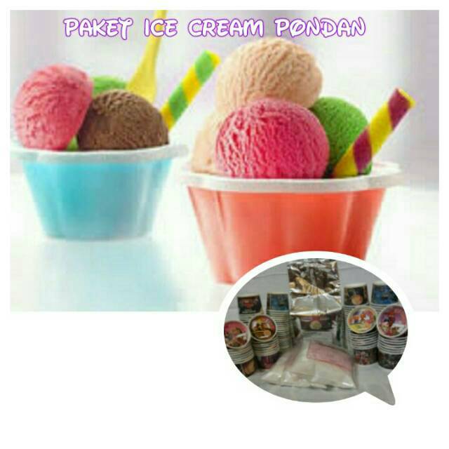 Jual Paket Es Krim Cup Paket Bubuk Es Krim Shopee Indonesia 4133