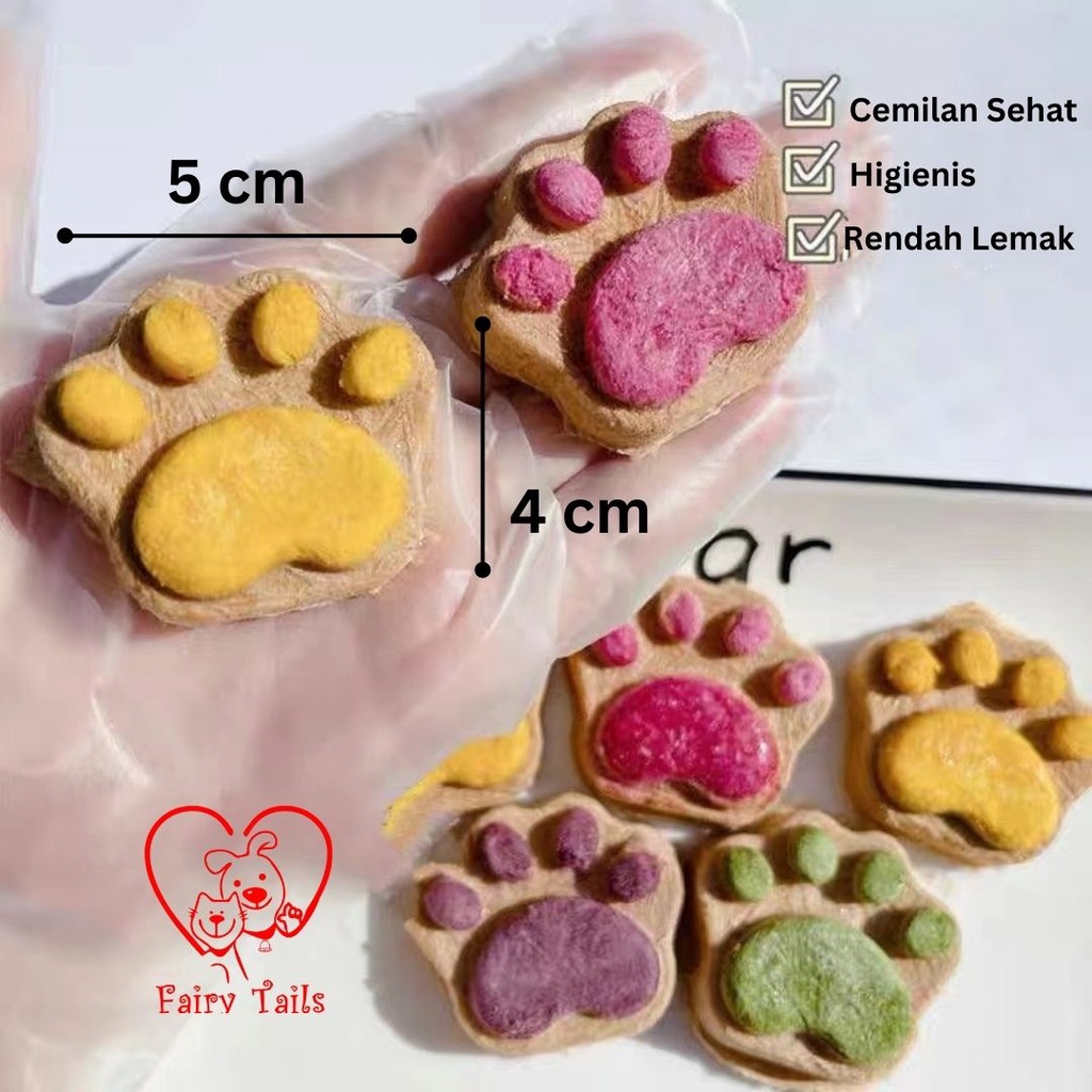 [Handmade] Meat Pie Daging Segar Paw Snack Cemilan Sehat Untuk Anabul Anjing dan Kucing (Made to Order) / Meat Pie Fresh Meat Freeze Dried for Pet Dog and Cat