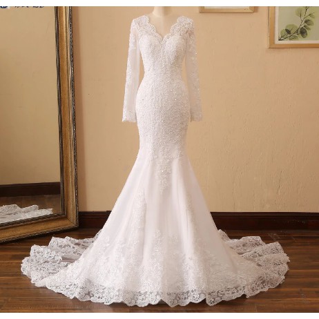 Gaun Wanita Model Mermaid Off-Shoulder/Potongan Slim Fit Bergaya Elegan untuk Pesta