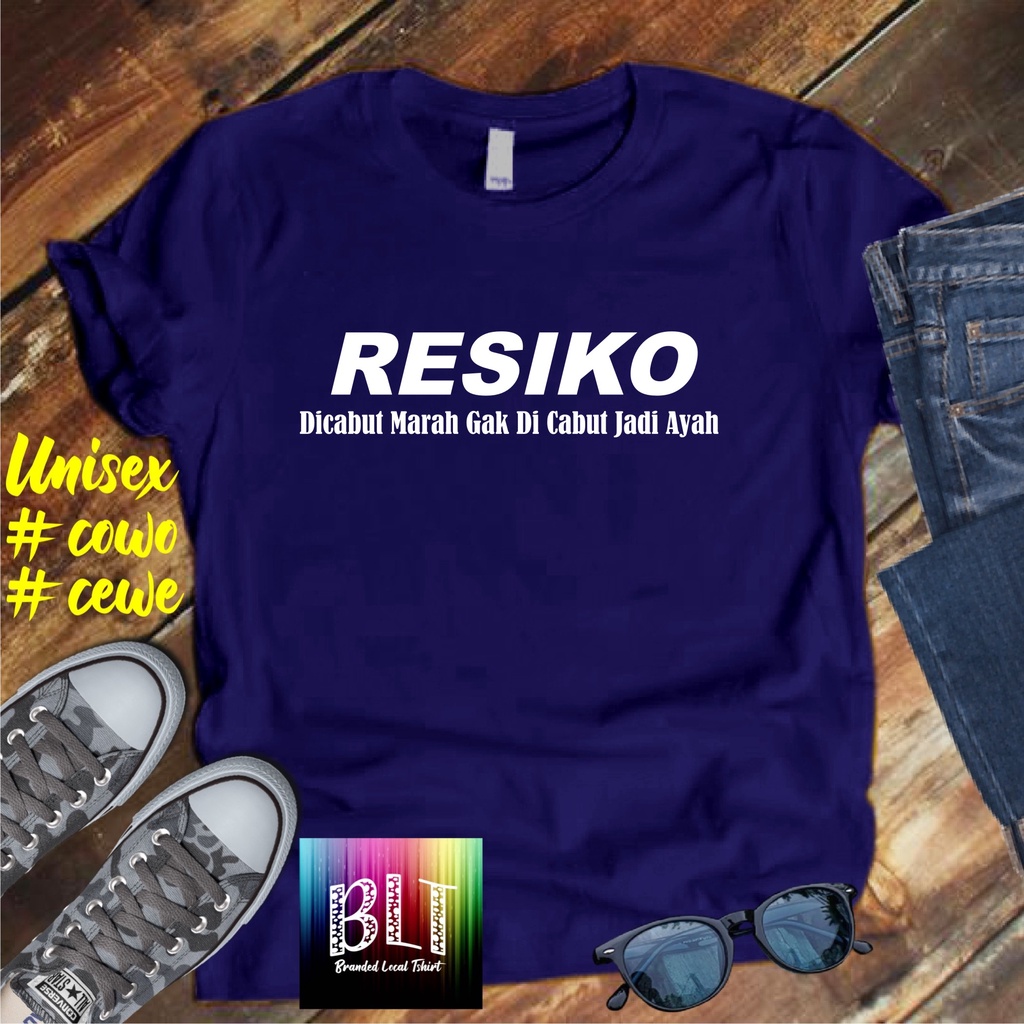 Cod Gratis Ongkir Kaos RESIKO /KAOS EKSPRESI distro KAOS BANDUNG MURAH KAOS DISTRO MURAH HIT MURAH NAMPOL GRATIS ONGKIR PROMO MURAH KAOS PAKAIAN PRIA TERLARIS/KAOS HITS/KAOS BANDUNG/KAOS MURAH/KAOS PAKAIAN PRIA PAKAIAN WANIT