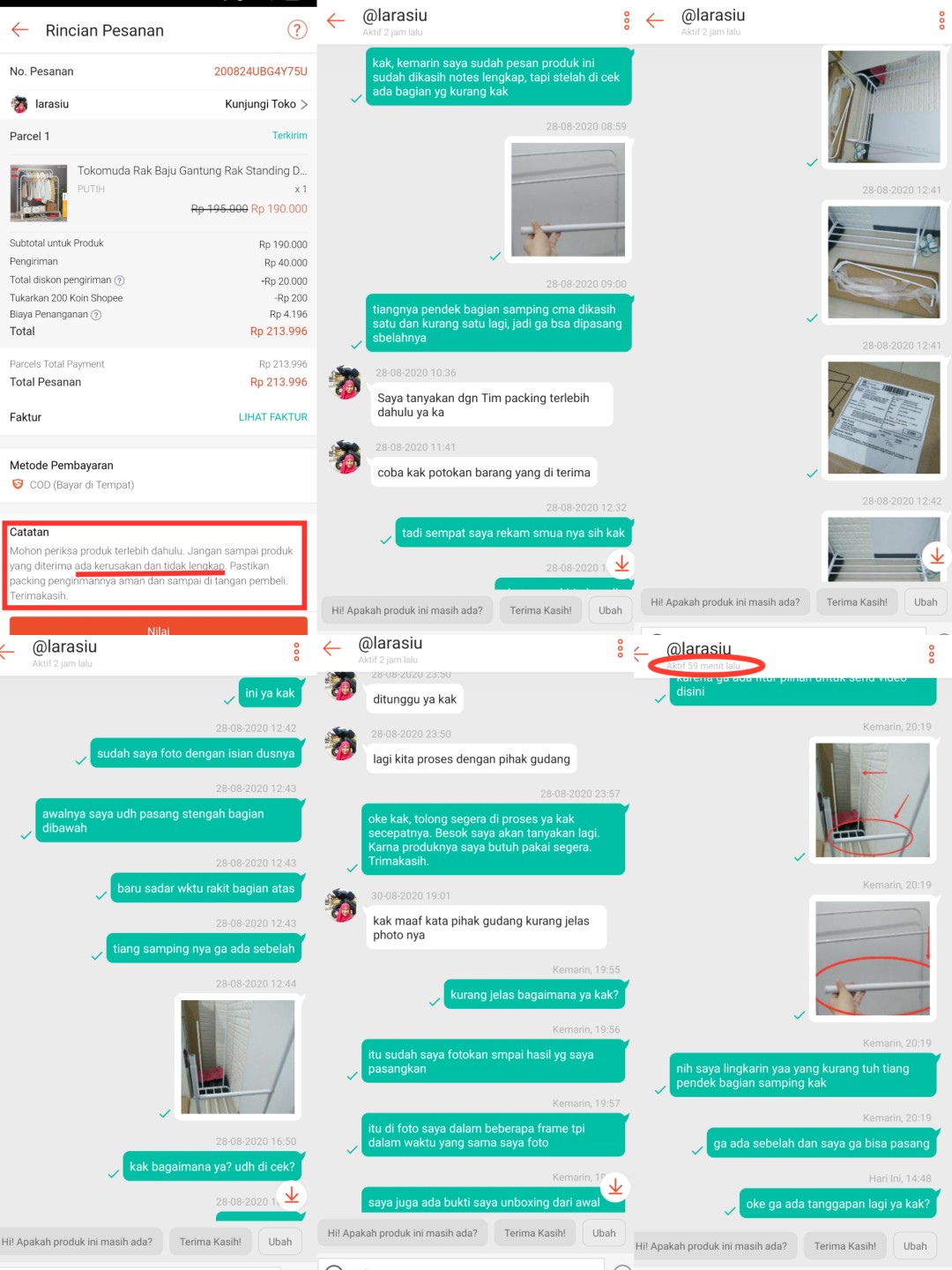 New!!!!!!!!!!! Gantungan Suling Tempel Di Tembok/gantungan Baju /rak Baju/square Cloth Rack , Shenar