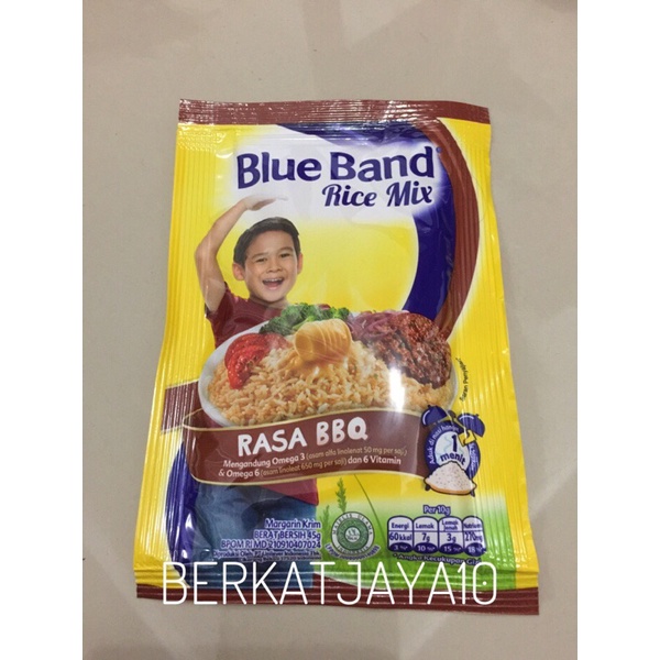 Blue Band Rice Mix 45 gr Rasa BBQ Margarin Mentega Nasi