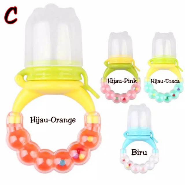 QUEENQUINNYSTORE Empeng bayi/Dot buah bayi/Baby Fruit Pacifier BPA Free - Peralatan MPASI-1