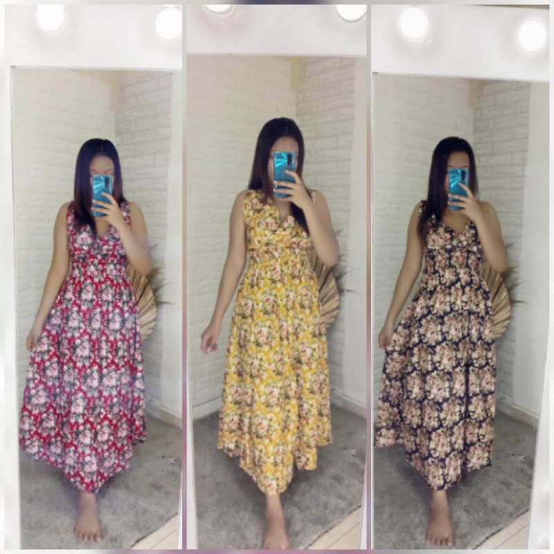 Daster Bali/Dres Moza Singlet Motif Sultan