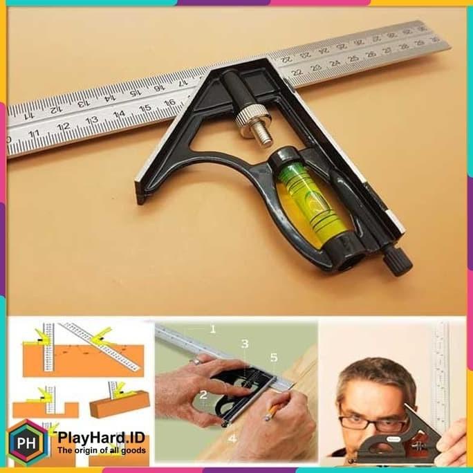 

Silahkan Order] Mistar Penggaris Siku Tukang Multifungsi