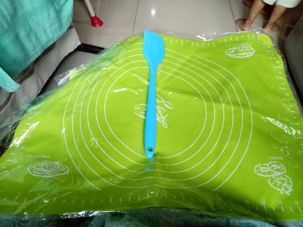Alas Rolling Dengan Bahan Silikon Untuk Adonan Kue