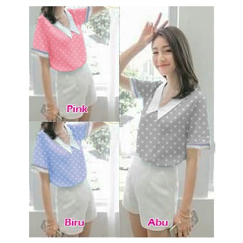 KEMEJA  POLKADOT KODE 36008 RC NEW