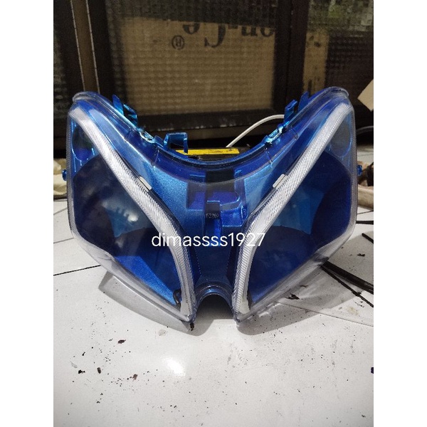 Reflektor vario 110cw karbu dengan alis senja running sein