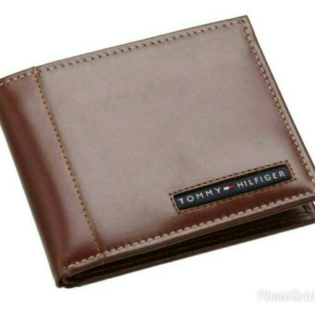 Dompet Pria Cowok Tommy Hilfiger Kulit Asli Original