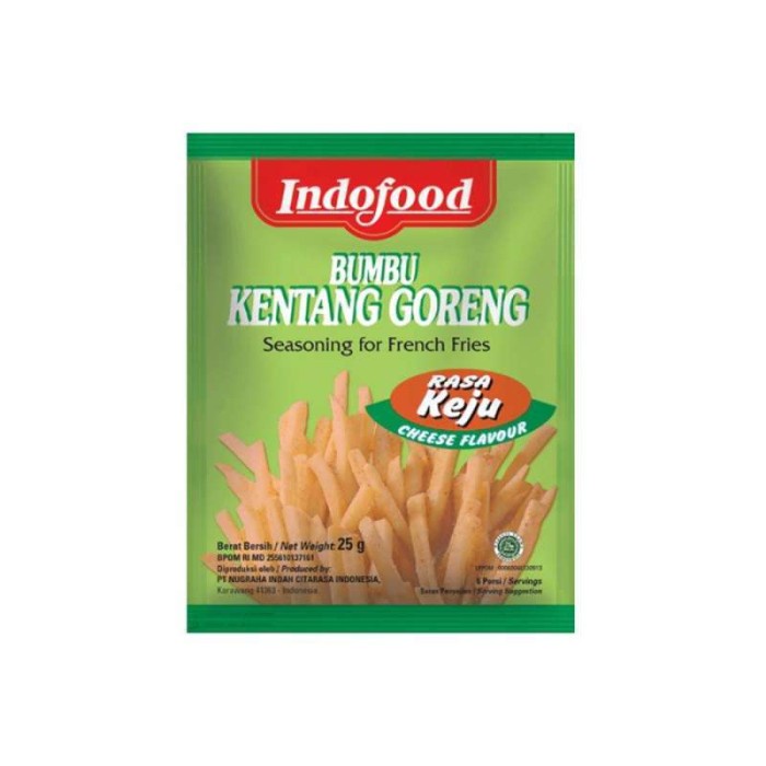 

NEW INDOFOOD BUMBU KENTANG KEJU 25G