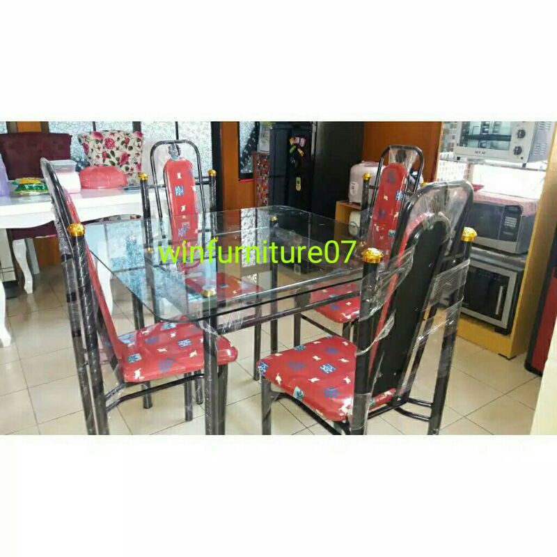 MEJA MAKAN BELGIA KURSI 4 & KURSI 6