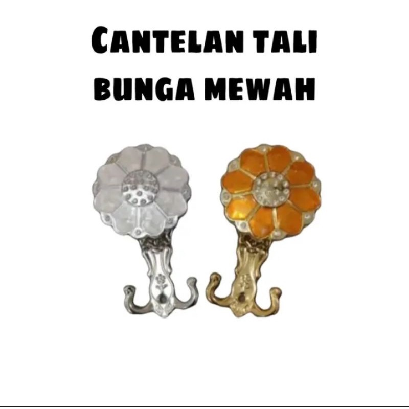 HOOK/CANTOLAN TALI GORDEN BUNGA MEWAH