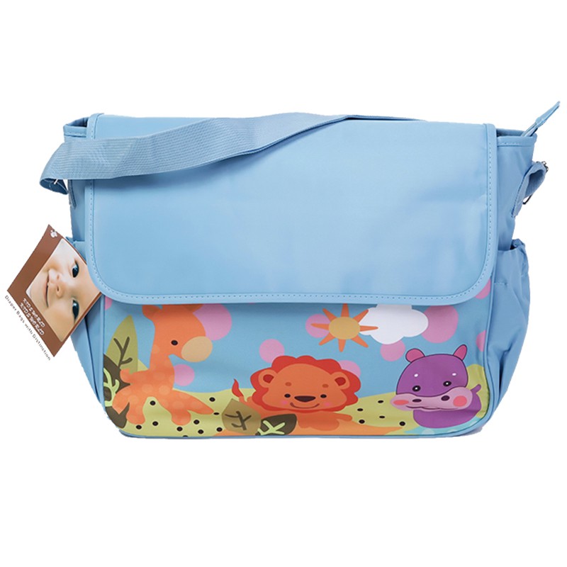 Tas Bayi Besar Saku Print Amazing + TBSD Tas Diaper - Tas Popok Peralatan bayi S190 - Pink