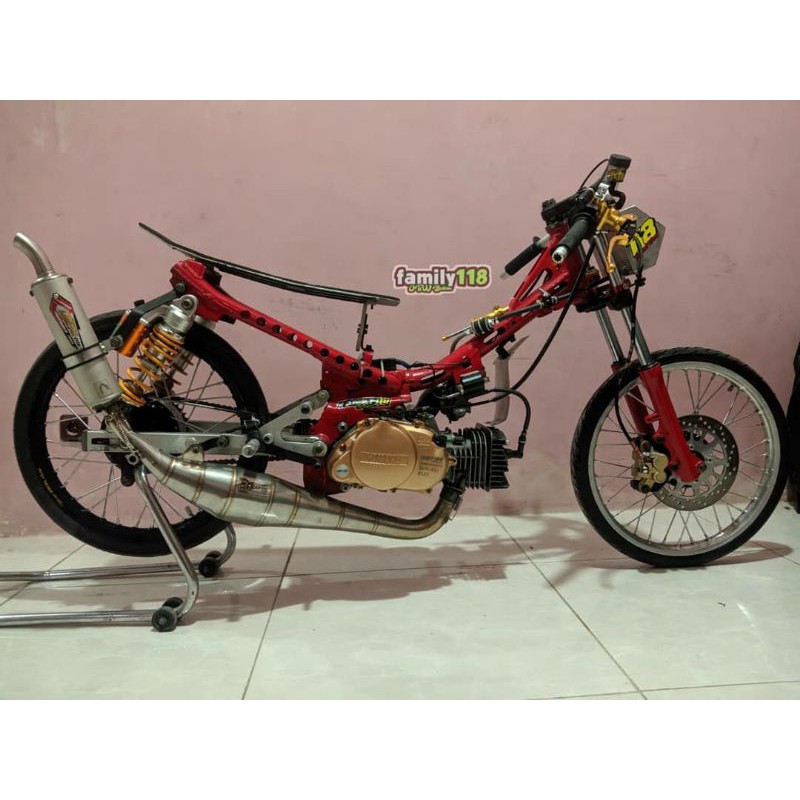 Knalpot Creampie FIZR FORCE1 Drag Bike 130CC Original  Jogjakarta