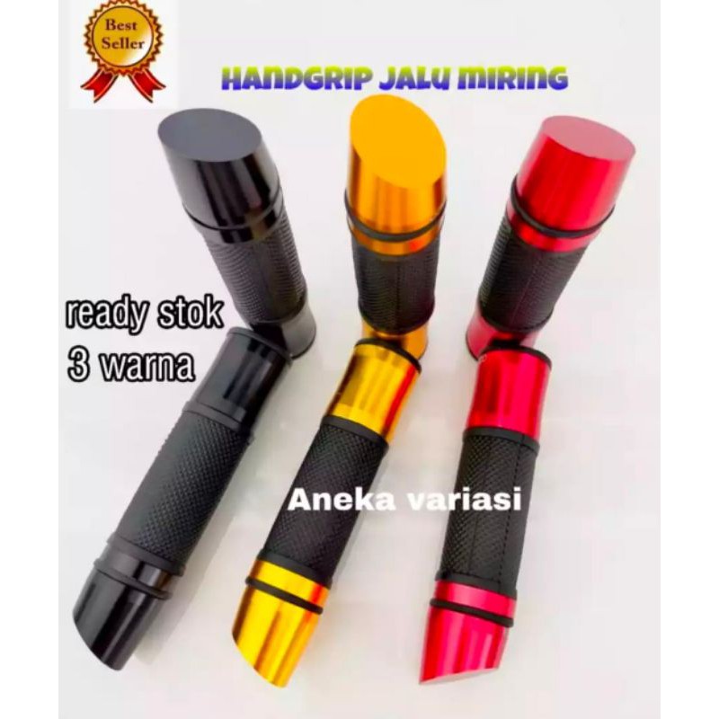 handgrip cnc model Jalu miring bisa untuk semua motor