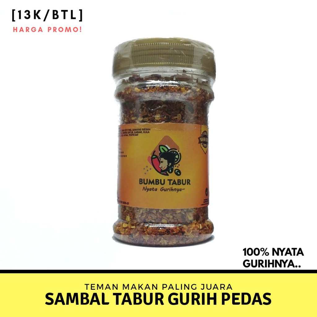 

SAMBAL TABUR BUMBU CABE [PROMO SEERBA 13K!]