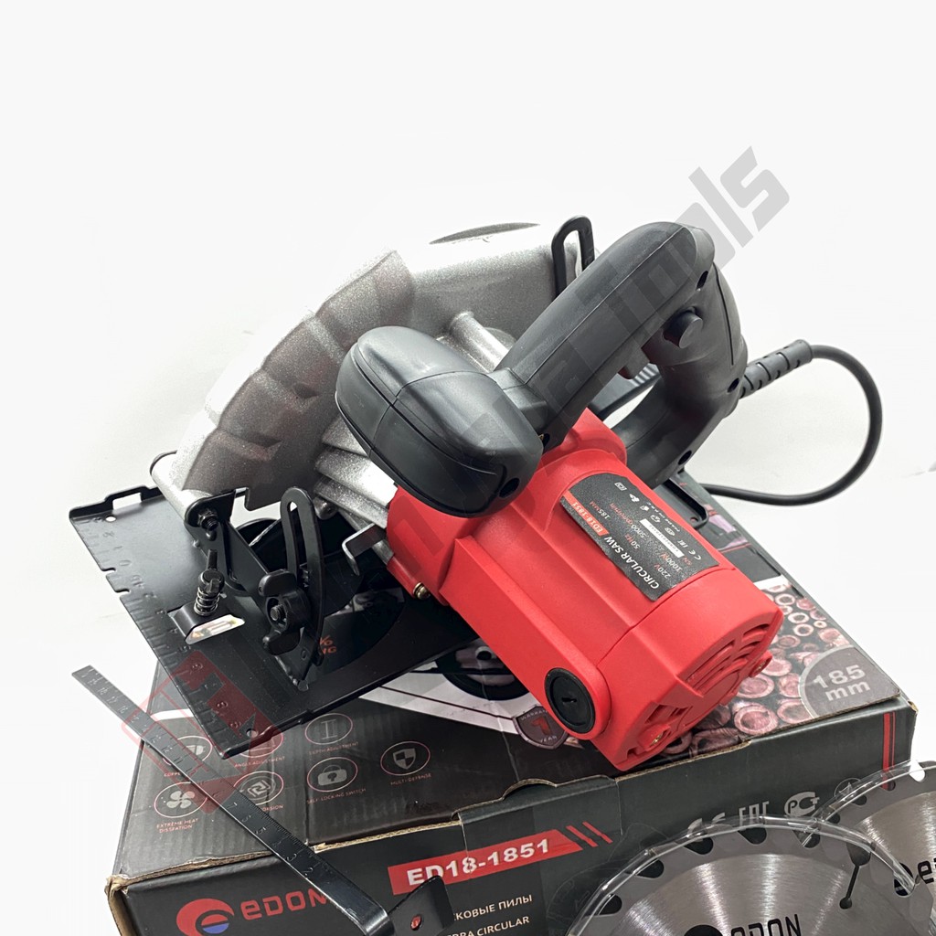 EDON ED-1851 Mesin Circular Saw - Mesin Gergaji Potong Kayu 7&quot; Sirkel