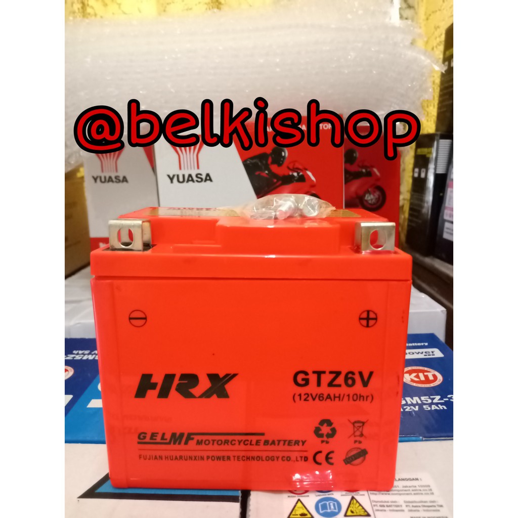 Aki Motor Honda CBR 150 HRX GTZ6V/MTZ6S