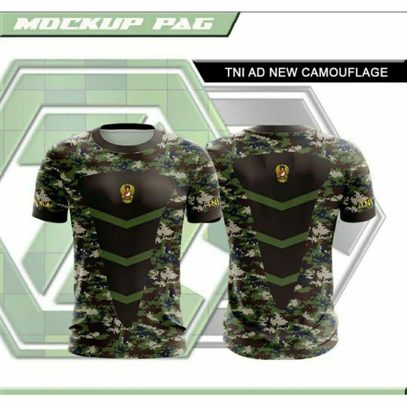 Kaos model pembagian/Jatah Kasad terbaru TNI AD NKRI BARU ARMY TACTICAL