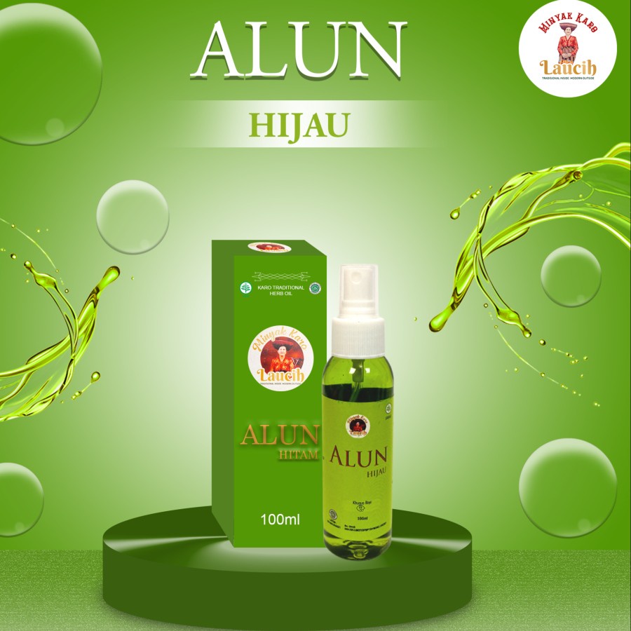 Traditional Herbal Oil Karo Minyak Alun Bayi Spray 100ml Aromatherapy