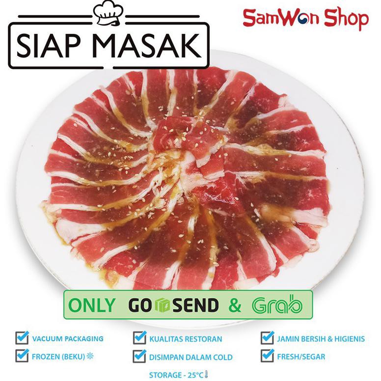 

( BISA COD ) BULGOGI BEEF 250 GRAM US BEEF SLICE DAGING SAPI IRIS MANIS BBQ KOREA JEPANG SALE [Kode