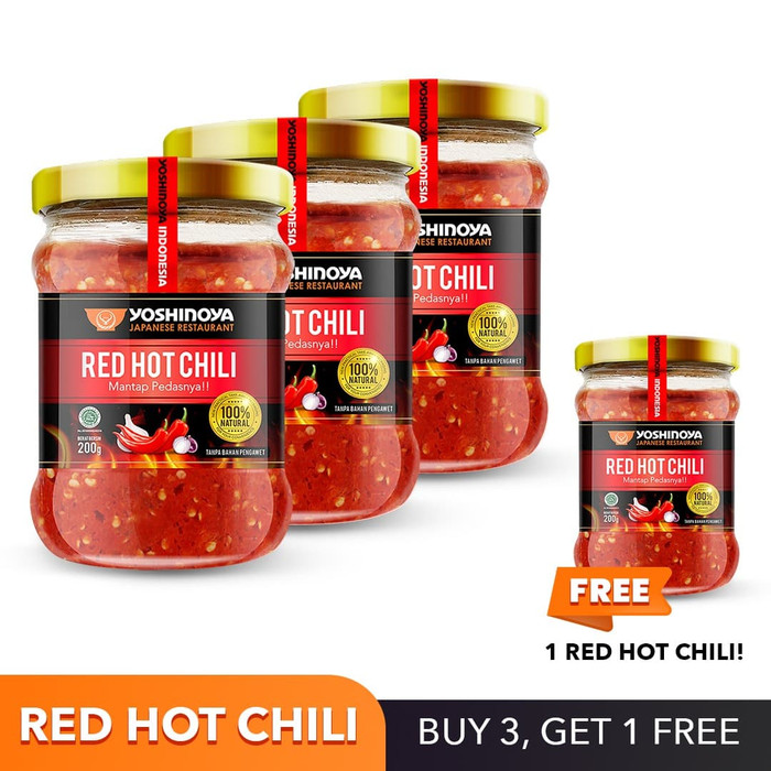 

Produk Terbaik - Red Hot Chili Buy 3 Get 1 Free