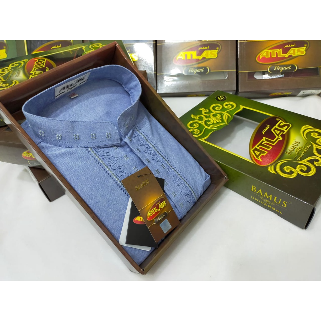 BAJU KOKO LENGAN PANJANG ATLAS ORIGINAL