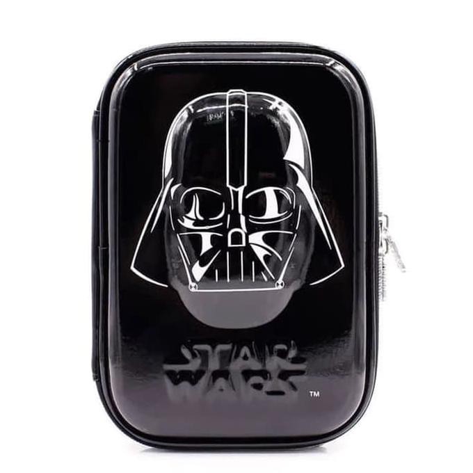 

Promo !!!! Termurah !!! Kotak pensil dan alat tulis Smiggle EVA Hardcase Star wars Darth Vader -