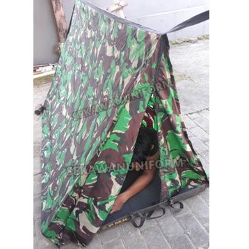 Tenda Perorangan Loreng TNI Tenda Parasit Satu Orang