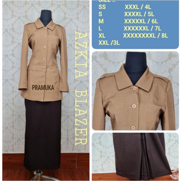 Setelan Blazer/ Blazer Azkia/ Blazer Pramuka