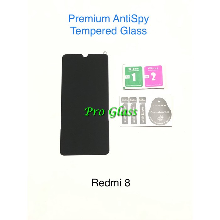 Xiaomi Redmi 8 / Xiaomi Redmi 8a  Privacy Anti Spy / Antispy Premium Tempered Glass