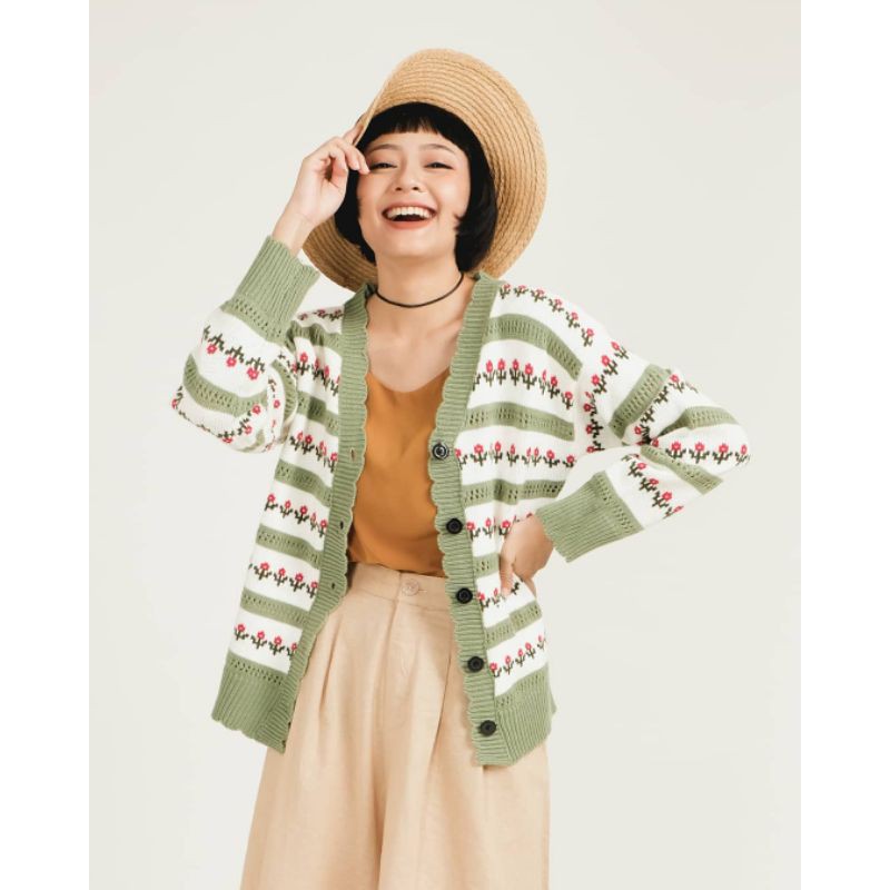 Jastip Rubylicious - Fawnisha Knitted Cardi