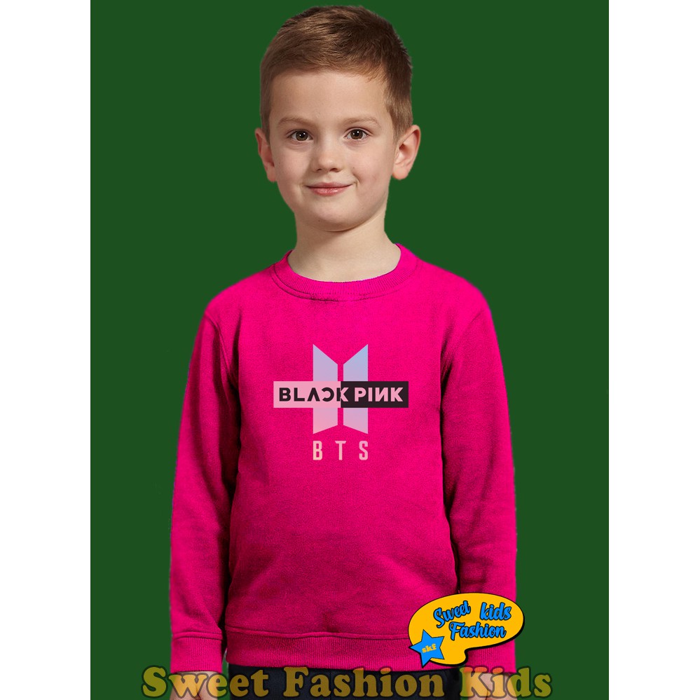 Jaket Anak Sweater Anak BTS X Blackpink