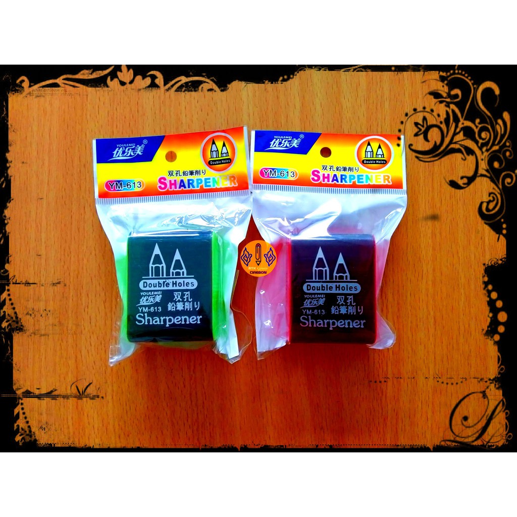 

Rautan Pensil 2 Lubang Im155 YM-613 Sharpener Double Hole