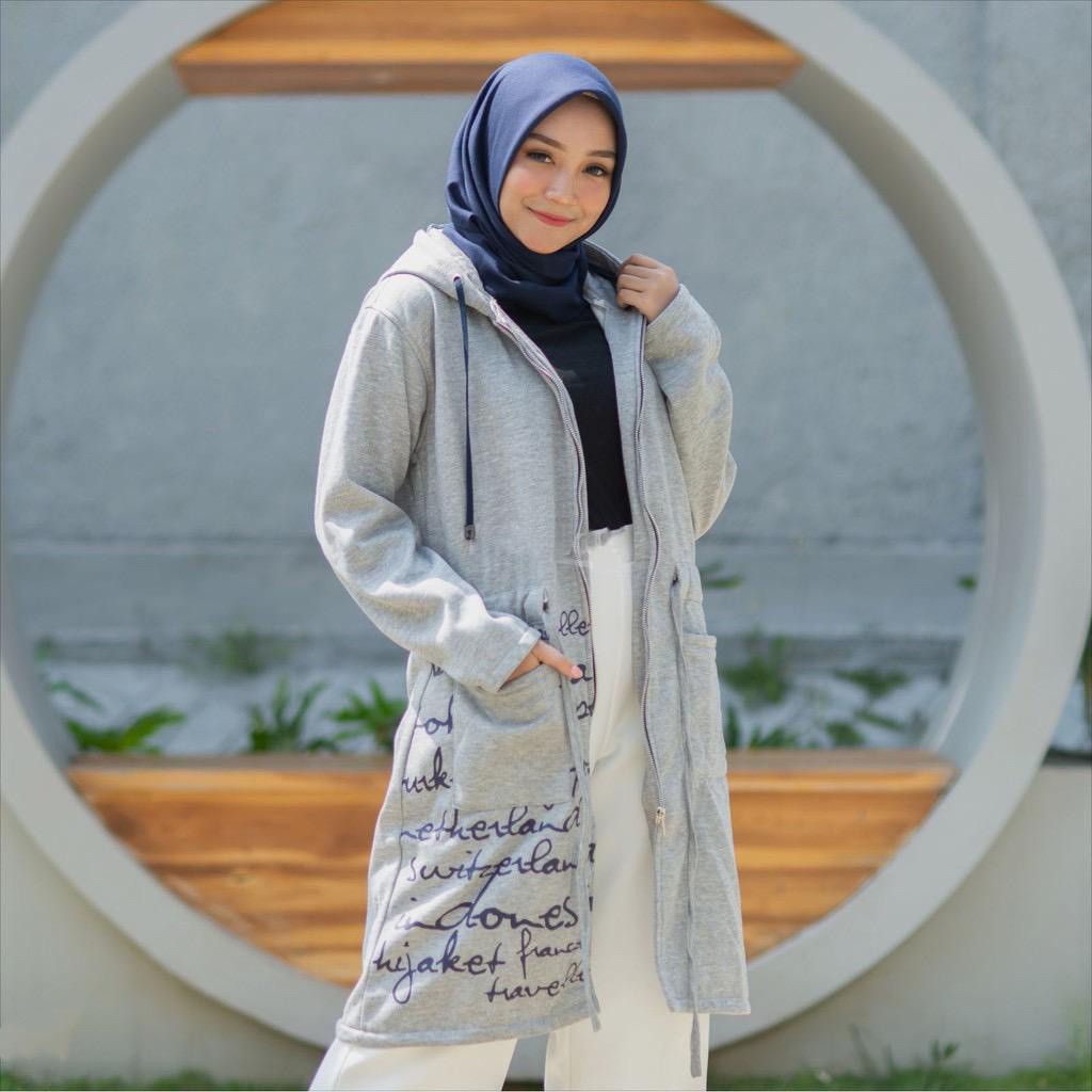 HOODIE MILENIAL JAS WANITA LENGAN PANJANG CARDIGAN / GOOD QUALITY