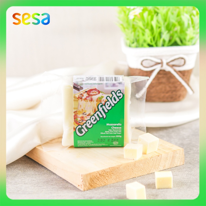 

GREENFIELDS Mozzarella Cheese 200gr - Keju Premium