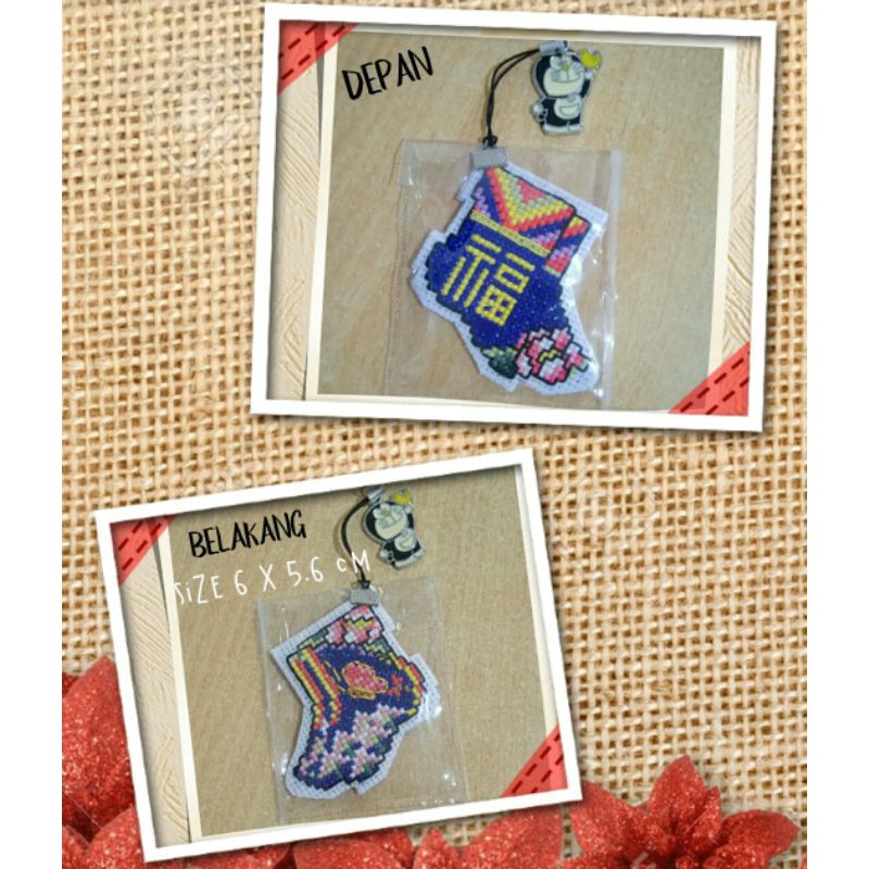 Gantungan tas/kunci/hp/kristik