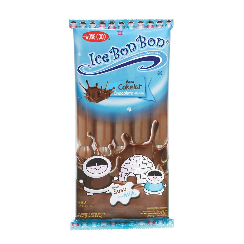 

Wong Coco Ice Bon Bon Coklat 425ml barcode 8998288080512