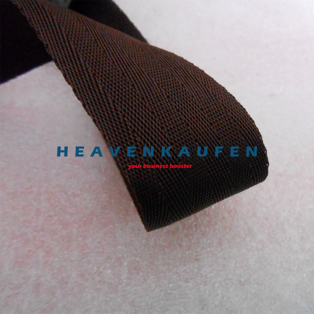 Tali Selempang / Strap Tas Pria Lebar 3,8 cm Warna Coklat Kait Model Huruf S