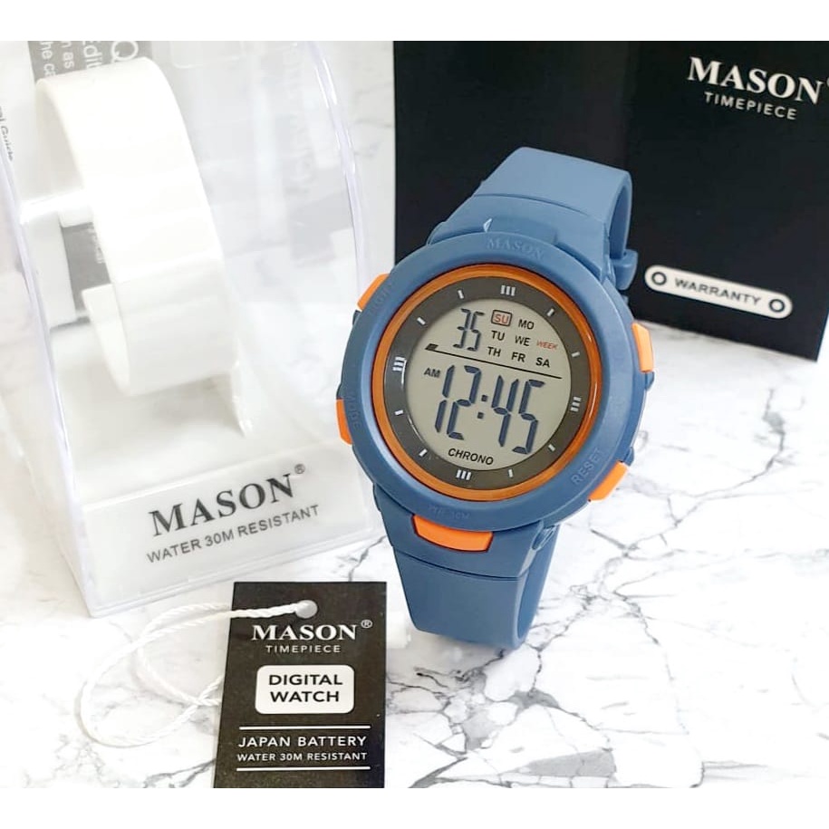 [COD] Best Seller/ Jam Tangan Merk Mason 7007 Original - Jam Tangan Anak Pria dan Wanita - Bahannya Rubber - Jam Tangan Kasual