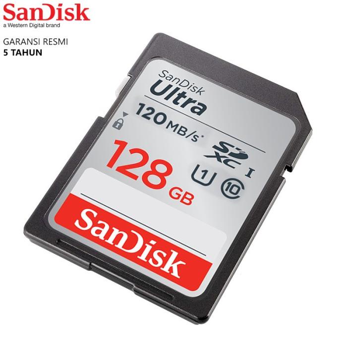 Sandisk Ultra SDXC Card 128GB 100Mb/s Memory Card Kamera 128GB 100Mb/s SDSDUNR-128GB