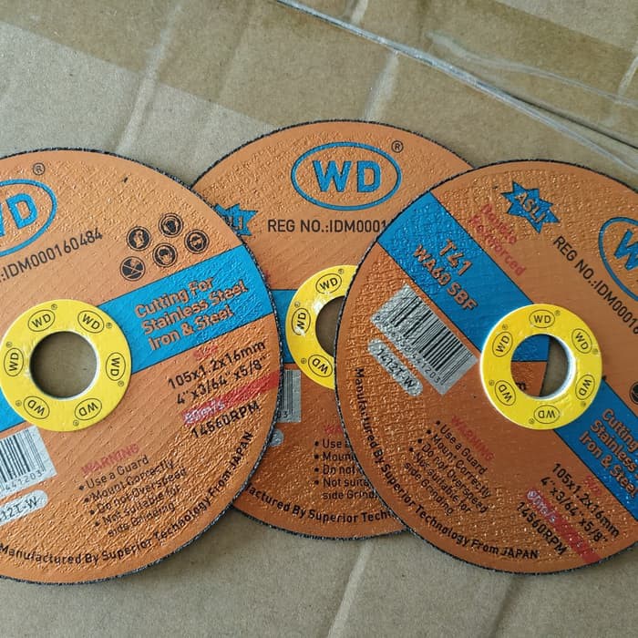 Mata gerinda WD 4 inch potong cutting wheel Shopee Indonesia Mata gerinda WD 4 inch potong cutting wheel Shopee Indonesia