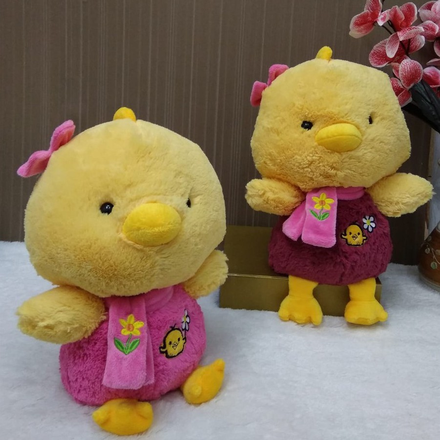 Boneka Ayam Syall 35cm/14''/boneka animal/kado ultah/boneka lucu/Boneka Baby Chick